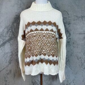 Knox Rose Cozy Crochet Winter Sweater Wmn’s M